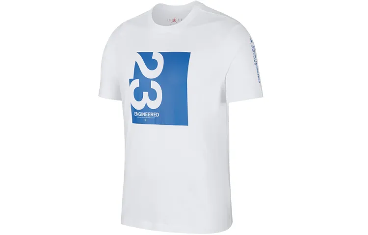 Jordan Air T Shirt Men's White Blue