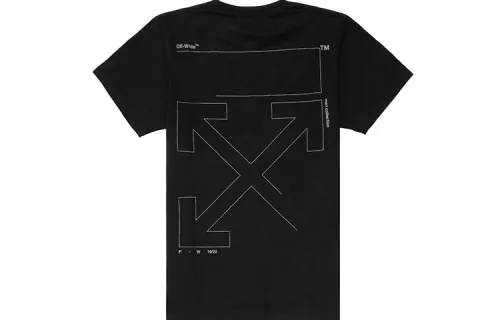 OFF WHITE Oversized Fit Backbone T Shirt