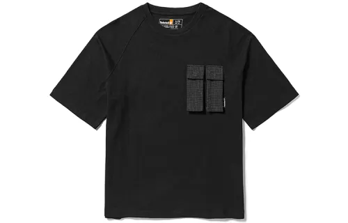 Timberland Drop Shoulder Sleeve T-Shirt Men's Gray