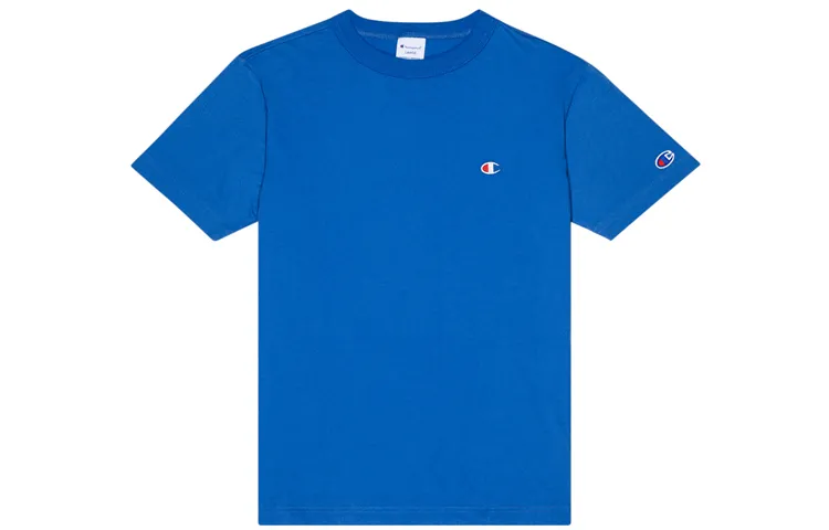Champion T Shirt Japan Version Unisex Royal Blue