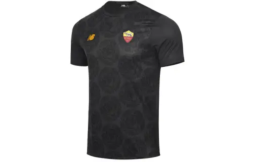 New Balance T Shirts Men's Black Crew Neck Regular Straight Fit