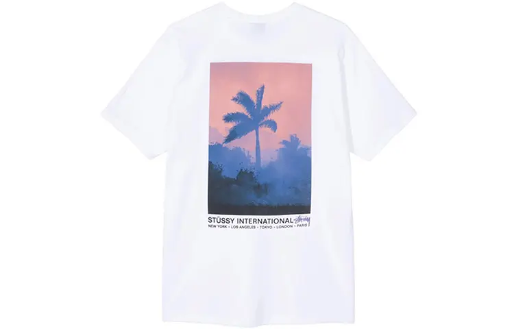 Stussy T Shirts Unisex Crew Neck Moderate Straight Fit