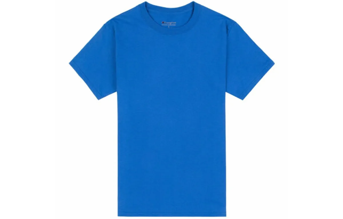 Champion Fitted T Shirt Men's Blue