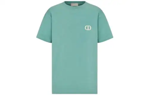 DIOR T Shirts Men's Crew Neck Moderate Straight Fit