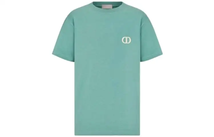 DIOR T Shirts Men's Crew Neck Moderate Straight Fit