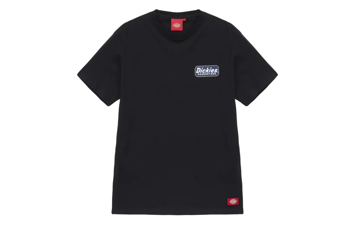 Dickies T Shirts Men's Black Crew Neck Moderate Straight Fit