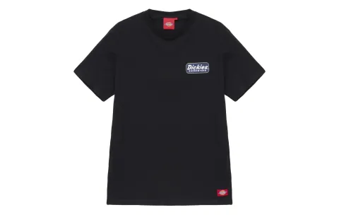 Dickies T Shirts Men's Black Crew Neck Moderate Straight Fit