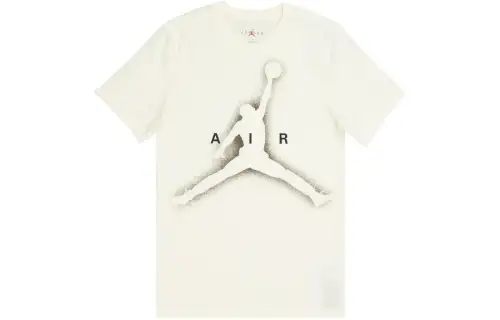 Jordan T Shirts Men's White Crew Neck Moderate