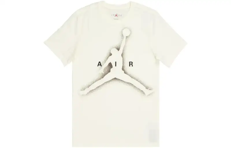 Jordan T Shirts Men's White Crew Neck Moderate