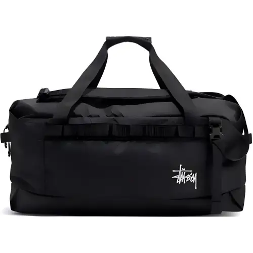 Stussy Nylon Handbag Travel Bag 55L Unisex Black