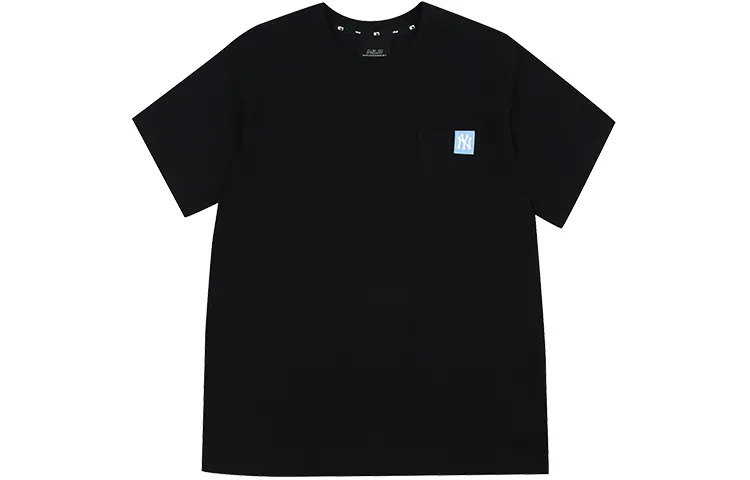 MLB Drop Shoulder Sleeve T-Shirt Unisex Black
