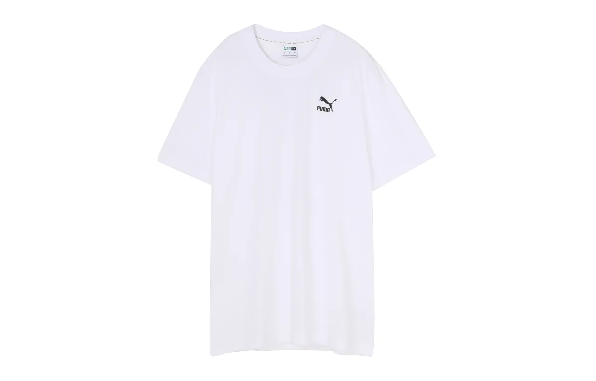 PUMA Set-in Sleeve T-Shirt Men's White