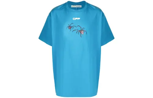OFF WHITE SS20 T Shirts Men's Crew Neck Moderate Straight Fit