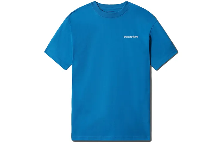 THE NORTH FACE Drop Shoulder Sleeve T Shirt Men's Blue