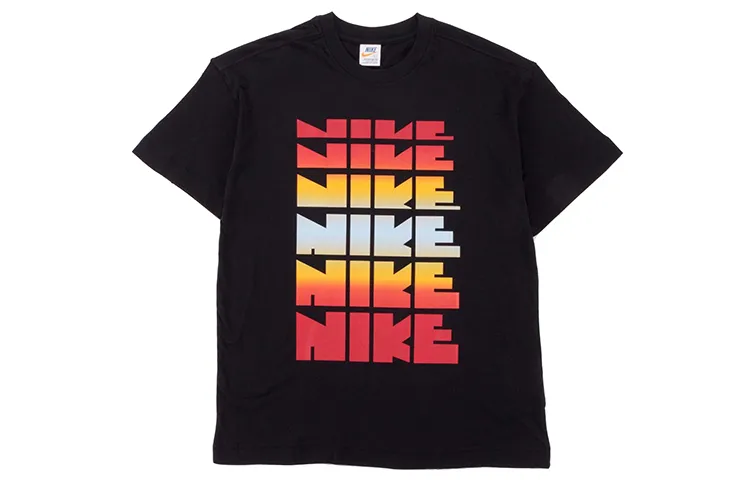Nike T-Shirts Men's Crew Neck Moderate Straight Fit