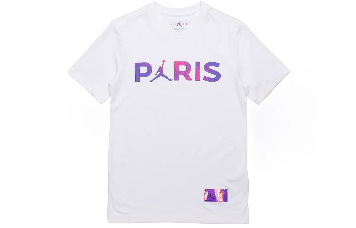 Jordan X Psg Paris Saint Germain Wordmark Tee