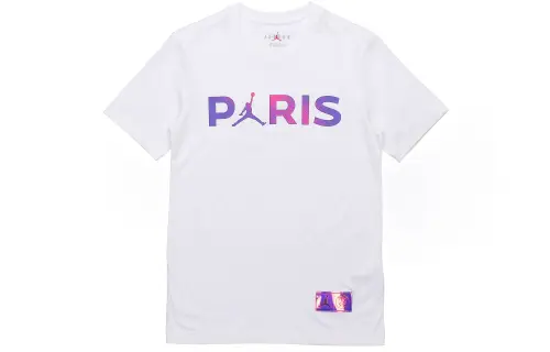 Jordan X Psg Paris Saint Germain Wordmark Tee