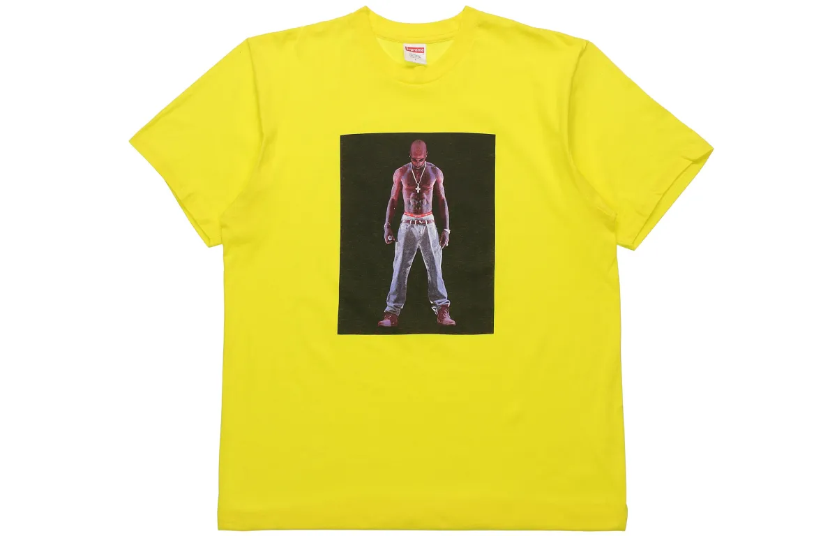 Supreme 2020 Spring Summer T Shirt Unisex Yellow
