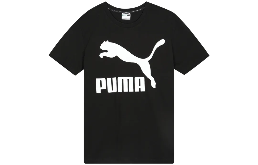 PUMA T Shirts Men's Crew Neck Moderate Straight Fit