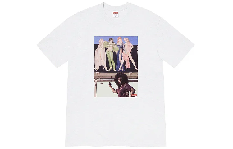 Supreme FW19 T Shirt Unisex Gray
