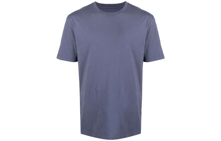 Maison Margiela T Shirts Men's Blue Crew Neck Moderate Straight Fit