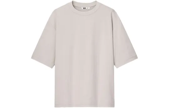 UNIQLO T Shirt Unisex Light Gray