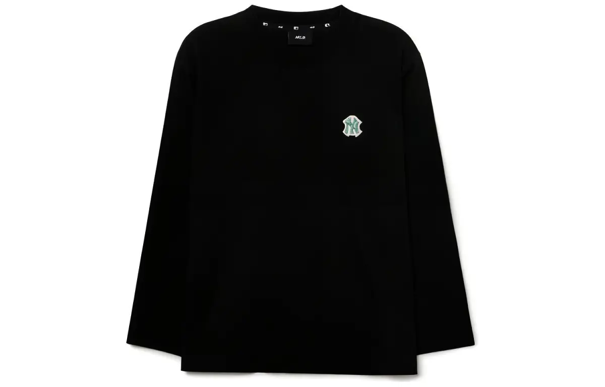 MLB New York Yankees T-Shirts Unisex Black Crew Neck Moderate Straight Fit