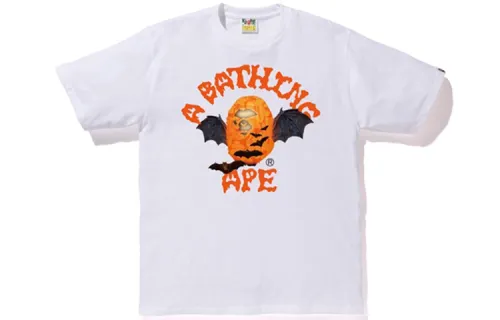 Bape A BATHING APE Halloween College Tee