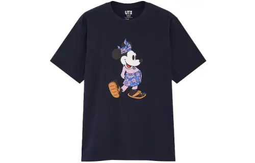 UNIQLO x Disney T Shirt Unisex Navy Blue
