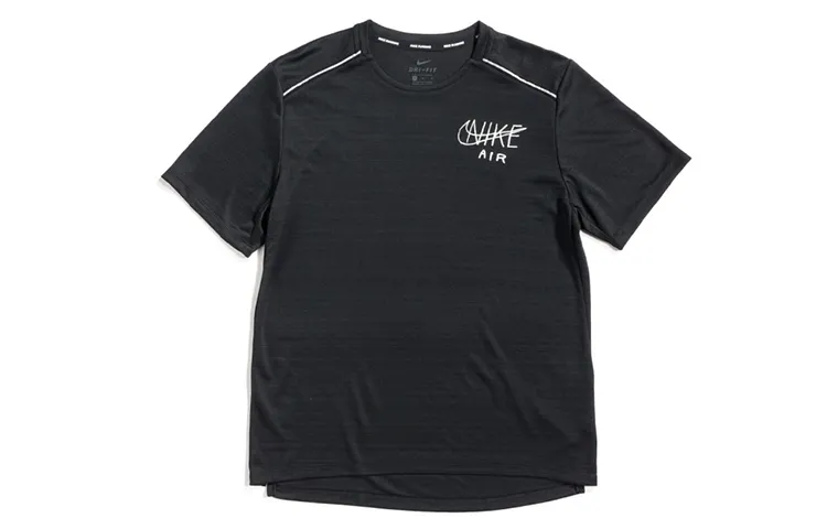 Nike T-Shirts Men's Crew Neck Moderate Straight Fit