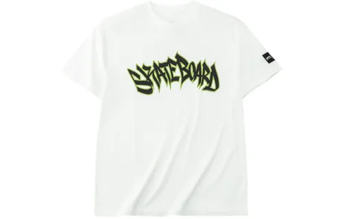 Anta Straight Fit T Shirt Unisex Ivory White Couple's