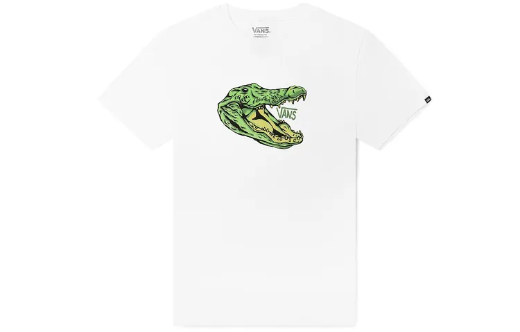 Vans M Micro Dazed Croc T Shirt Unisex White