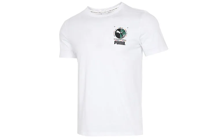 PUMA Set in Sleeve T Shirt Men's White