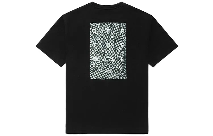 Vans Drop Shoulder Sleeve T-Shirt Unisex Black