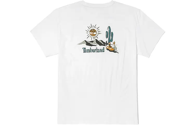 Timberland T Shirt Unisex White