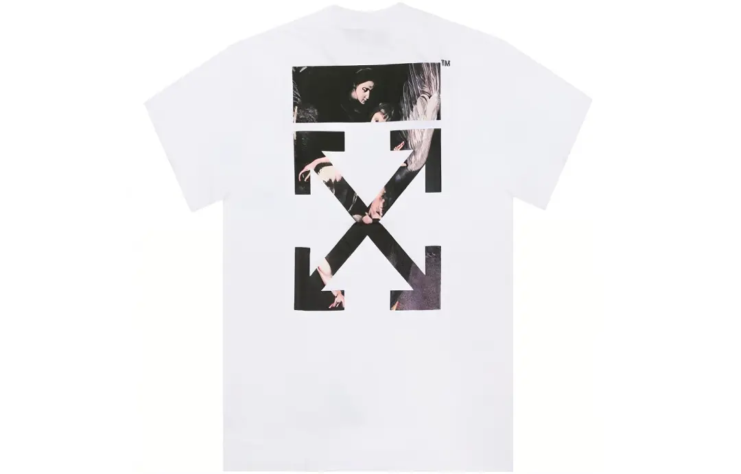 OFF WHITE Oversized Fit Caravaggio Arrows T Shirt