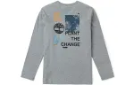 Timberland T Shirt Men's Medium Heather Gray