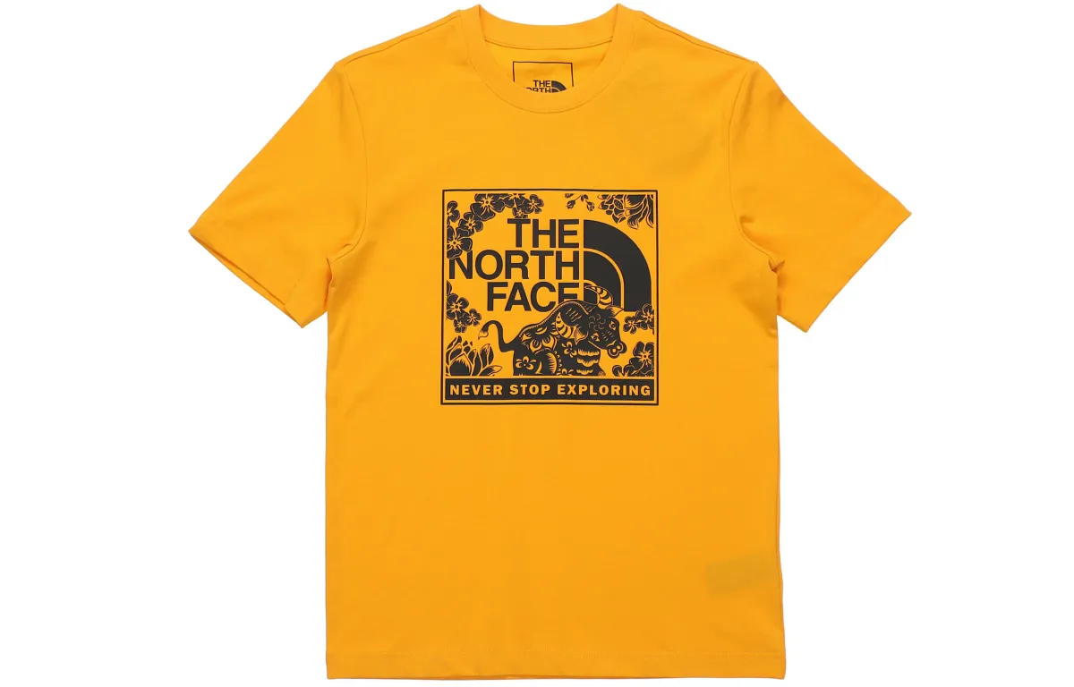 THE NORTH FACE T Shirt Unisex Yellow