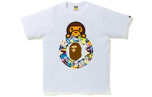 Bape Milo Busy Works Multi Camo Tee