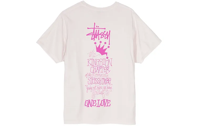 Stussy T Shirts Unisex Crew Neck Moderate Straight Fit