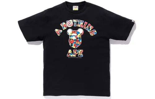 Bape X Medicom Toy Camo College Tee