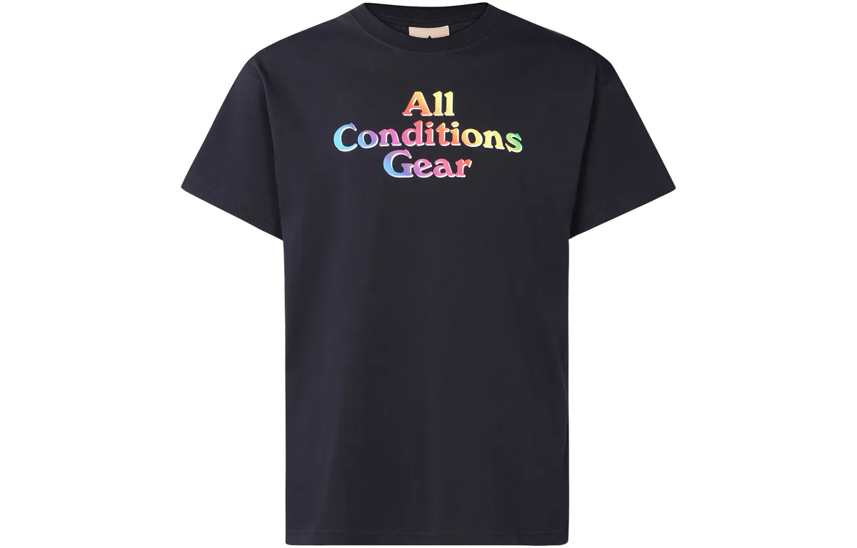 Nike ACG T-Shirts Men's Black Crew Neck Moderate Straight Fit