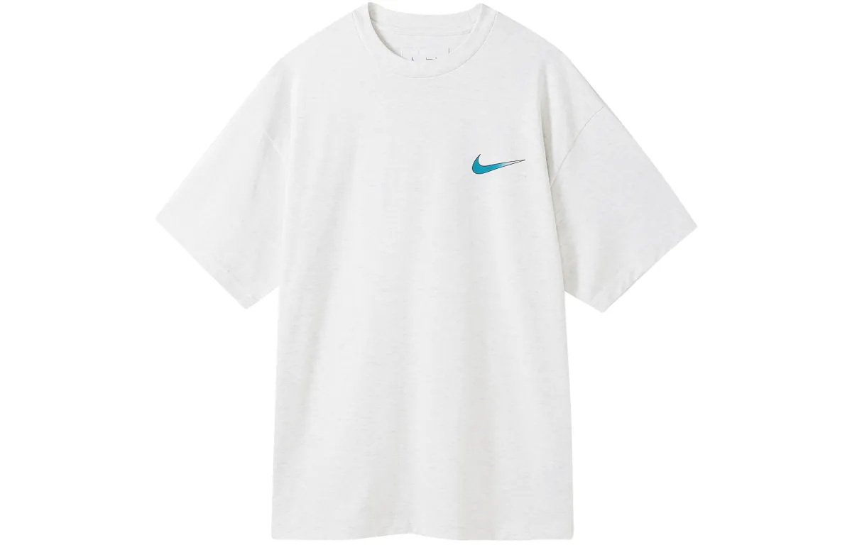 Nike Drop Shoulder Sleeve T-Shirt Unisex White