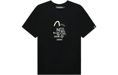 EVISU T Shirts Men's Crew Neck Moderate Straight Fit