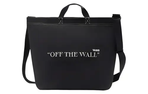 Vans Nylon Messenger Bag, Shoulder Bag, Crossbody Bag Handbag Regular Unisex Black