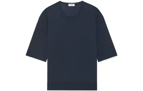 SAINT LAURENT SS23 T Shirt Men's Blue