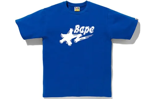 Bape Brush Bape Sta Logo Tee