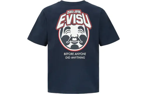 EVISU T Shirts Men's Crew Neck Moderate Straight Fit