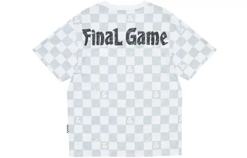 [Checkerboard] JACK JONES Jack Jones non-sexist unisex design trendy loose letter print round neck pullover short-sleeved T-shirt for men and women