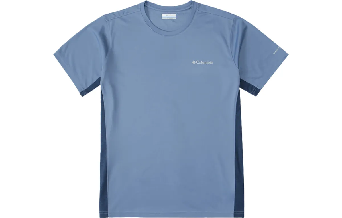 Columbia Drop Shoulder Sleeve T-Shirt Men's Blue